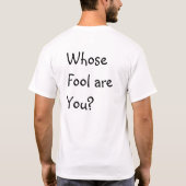 T-shirt Imbécile pour le Christ (Dos)