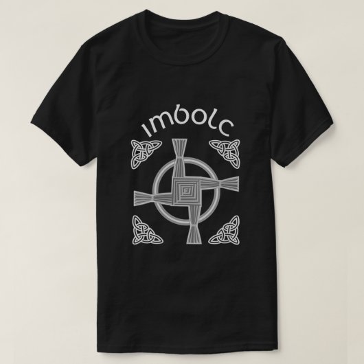 T-shirt Imbolc Celtic St Brigids Cross Irish Gaelic Christ (Design devant)