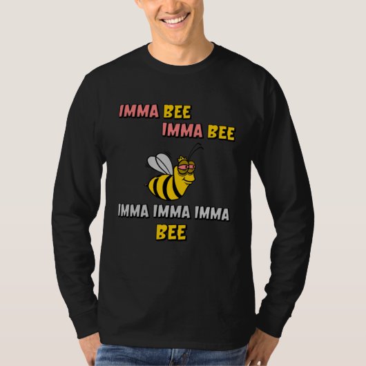 T-shirt Imma Bee Rockin Music Song For Boys And Girls (Devant)