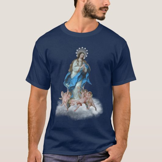 T-shirt Immaculée Conception Assomption Vierge Antolinez (Devant)