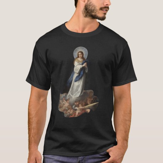 T-shirt Immaculée Conception Assomption Vierge Murillo (Devant)