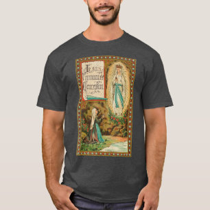 T-shirt Immaculée Conception Notre Dame Lourdes Catholiqu