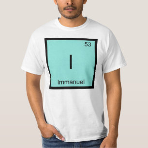 T-shirt Immanuel Nom Chimie Élément Tableau Périodique