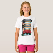 T-shirt Immeuble de façade et bureaux (Devant entier)