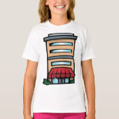 T-shirt Immeuble de façade et bureaux (Devant)