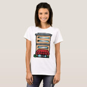 T-shirt Immeuble de façade et bureaux (Devant entier)