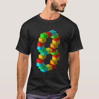 T-shirt Immeuble Mignonne 8E Cadeau Anniversaire 8 Ans