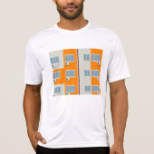 T-shirt Immeuble moderne avec climatiseurs (Devant)