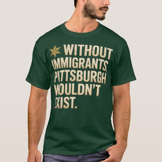 T-shirt Immigrants de Pittsburgh (Devant)