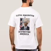 T-shirt Immigration illégale (Dos)