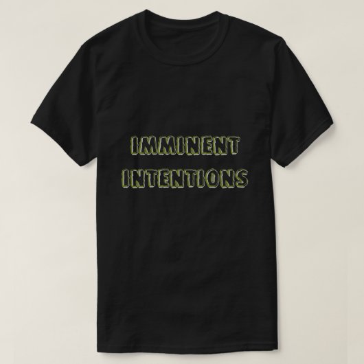 T-Shirt Imminent Intentions 001 (Design devant)