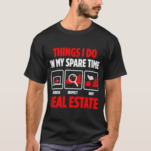 T-shirt Immobilier Acheter Vente Cool Realtor (Devant)