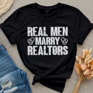 T-shirt Immobilier Hommes Mariage Réalisateurs Immobilier