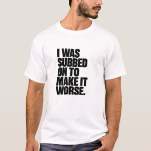T-shirt Impact Sous-mème Tee - Football Chaos Humour chemi
