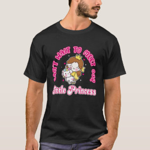 T-shirt Impatient de Rencontrer Notre Bébé Petite Princess