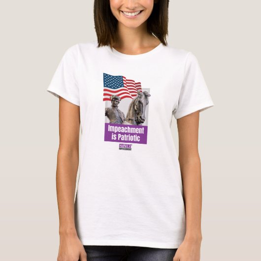 T-shirt Impeachment is Patriotic with Paul Revere (Devant)