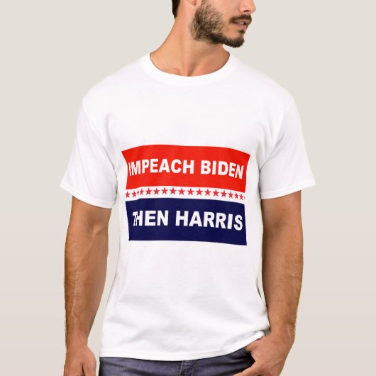 T-shirt Impeindre Biden Than Harris (Devant)