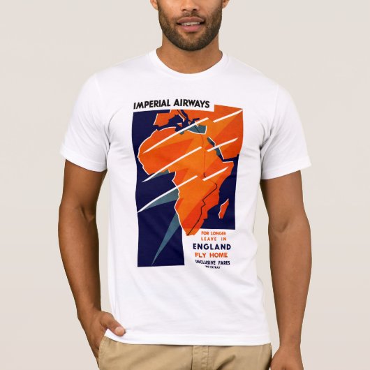 T-shirt Imperial Airways Afrique (Devant)