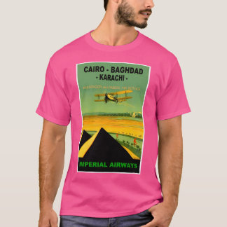 T-shirt Imperial Airways Vintage Airline Travel Advertisi