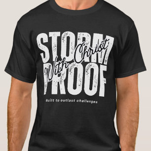 T-shirt Imperméable à la tempête - Évangile Prière Saint-E