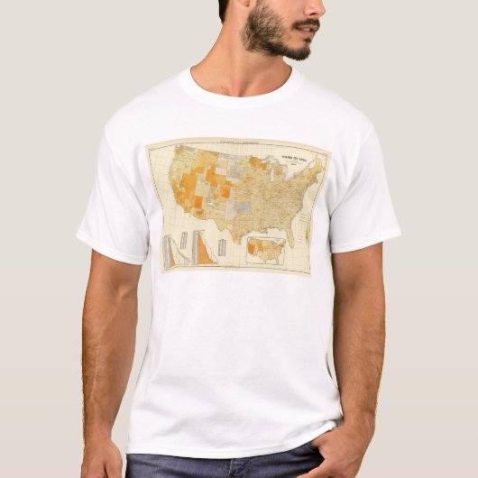 T-shirt Imposition par habitant, comtés (Devant)