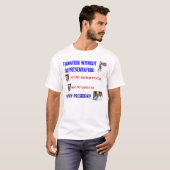 T-shirt Imposition sans représentation NO-BAMA ! (Devant entier)