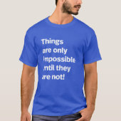 T-shirt impossible (Devant)