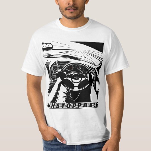 T-shirt Impossible d'arrêter un supra (Devant)