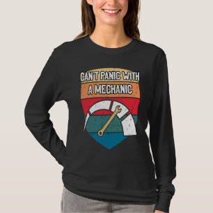 T-shirt Impossible de paniquer avec une énigme de voiture