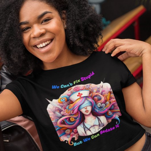 T-shirt Impossible de réparer Stupide, mais nous pouvons l