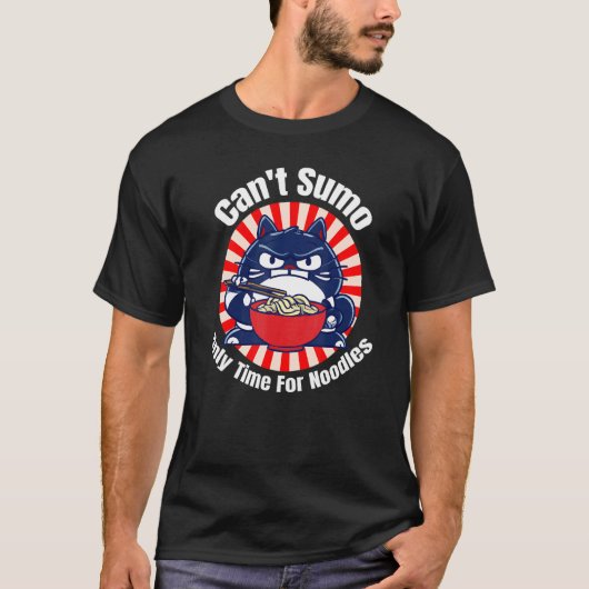 T-shirt Impossible de sumo. Rien que du temps pour les nou (Devant)