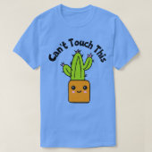 T-shirt Impossible De Toucher Ce Cactus (Design devant)