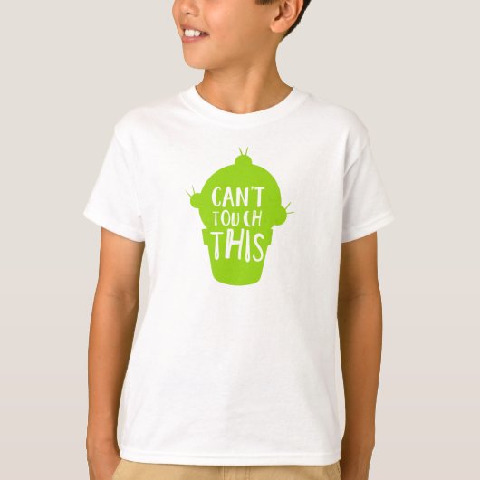 T-shirt Impossible de toucher ceci, Cactus, Cactus, Cactus (Devant)