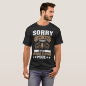 T-shirt Impossible de travailler Dron Flying Mode Drone Pi (Devant entier)