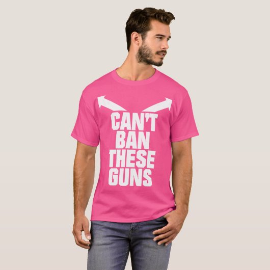 T-shirt Impossible D'Interdire Ces Armes À Feu (Devant entier)