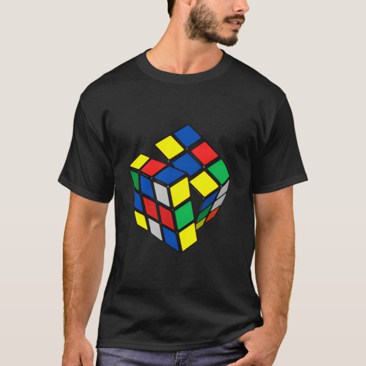 T-shirt Impossible Rubik Rubix Rubics Cube Pocket Gaming (Devant)