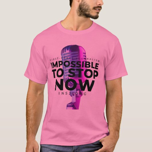T-shirt Impossible to Stop (Devant)