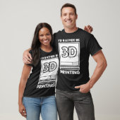 T-shirt Impression 3D 3D Modélisation 3D (Unisexe)