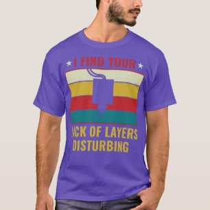 T-shirt Impression 3D amusante impression 3D Absence de ca