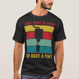 T-shirt Impression 3D amusante impression 3D et avoir une