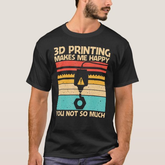 T-shirt Impression 3D cool Pour Hommes Femmes Impression 3 (Devant)