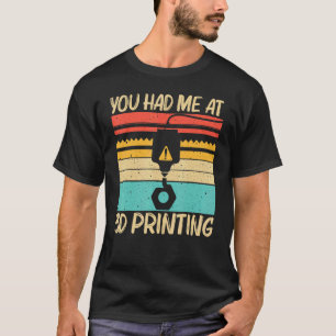 T-shirt Impression 3D Cool Pour Hommes Femmes Imprimante 3