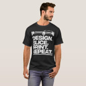 T-shirt Impression 3D Cool pour imprimante 3D (Devant entier)