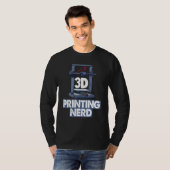 T-shirt Impression 3D Femmes Nerd Impression 3D Love (Devant entier)