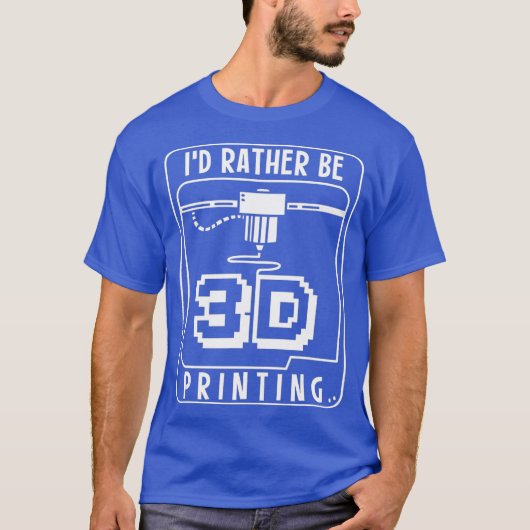 T-shirt Impression 3D personnalisée Impression 3D 3D (Devant)