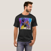 T-shirt Impression à la main de l'extrémité (Devant entier)