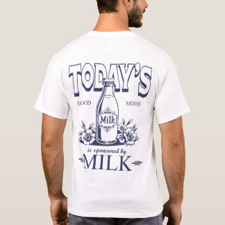 T-shirt Impression au dos de la bonne humeur d'aujourd'hui