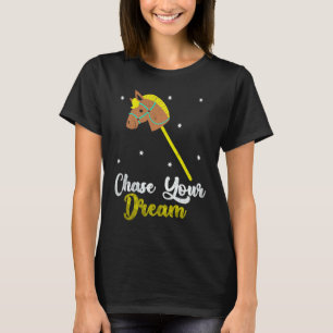 T-shirt Impression au dos Poursuivez votre rêve Hobby Hors