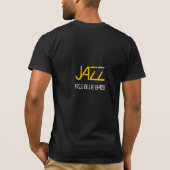 T-SHIRT IMPRESSION BASS BLEU (Dos)