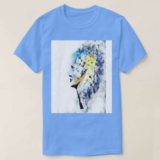 T-shirt Impression colorée oeuvre d'art (Design devant)
